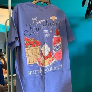 Simply southern strawberry shortcake graphic shirt